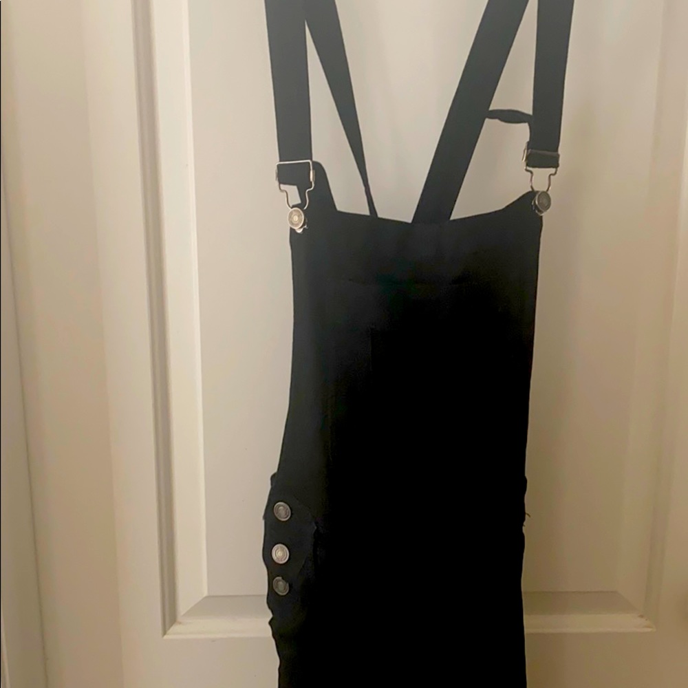 KanCan black jean overalls
